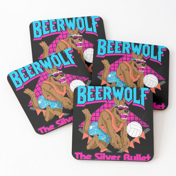 Item preview, Retro Beerwolf Beach Volleyball  designed and sold by TIBAAGUIRRE.