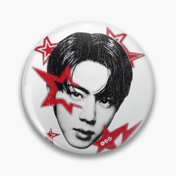 Item preview, BTS Jin Worldwide Handsome Y2K Halftone Graphic designed and sold by moamaxshop.