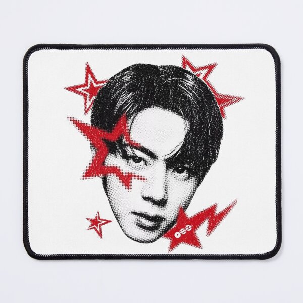 Item preview, BTS Jin Worldwide Handsome Y2K Halftone Graphic designed and sold by moamaxshop.