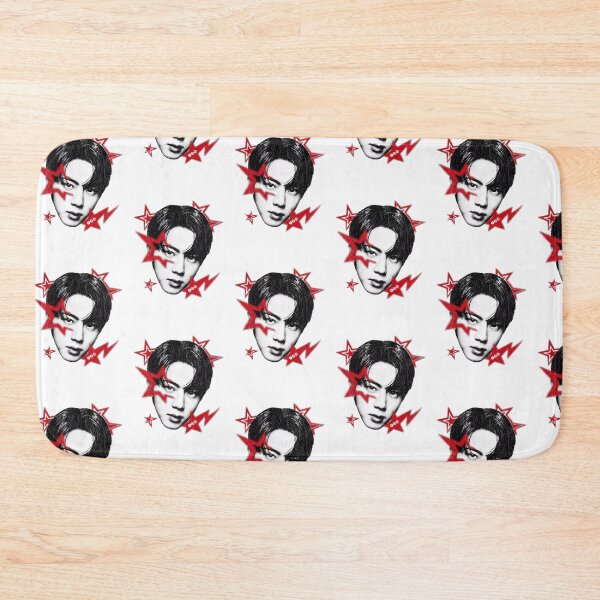 Item preview, BTS Jin Worldwide Handsome Y2K Halftone Graphic designed and sold by moamaxshop.
