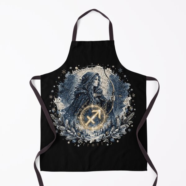 Item preview, ​Sagittarius Zodiac Goddess Archer Celestial Art designed and sold by SilentFlower.