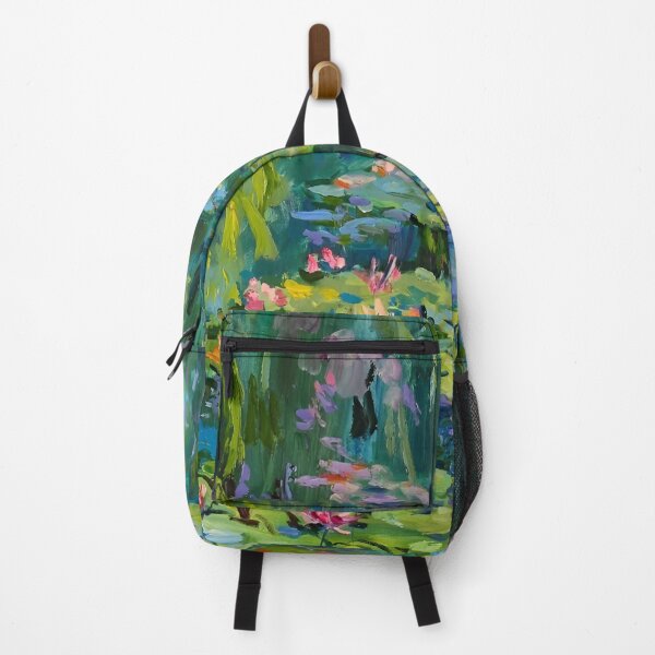 Item preview, Water Lilies by Claude Monet Fan Art Watercolor Painting Vintage Botanical Floral Flowers Nature Digital Illustration designed and sold by Matt_Smith.