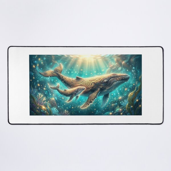 Item preview, Whale and Polynesian Calf Rays of Light designed and sold by Hawaii26.
