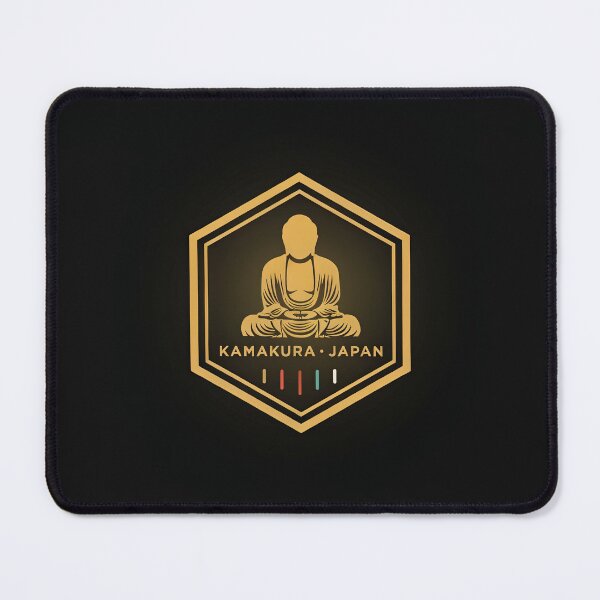 Item preview, Kamakura Buddha Crest — Hexagon Badge Logo designed and sold by Shutter-Dragon.