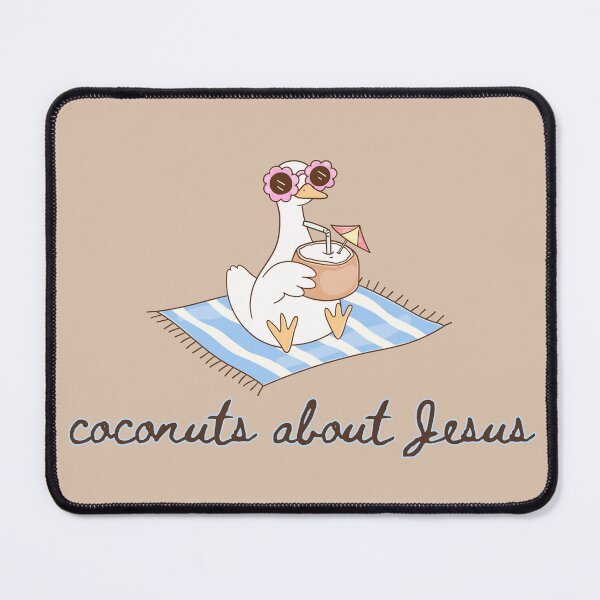 Item preview, Silly Goose Beach Coconuts About Jesus Ocean Summer Vacation Vibes designed and sold by Forevermore.