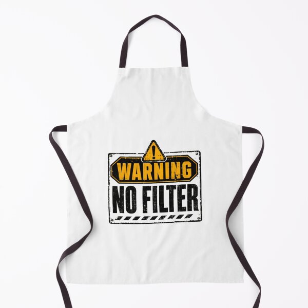 Item preview, Warning No Filter Honest Personality Saying designed and sold by HumansStuck12.