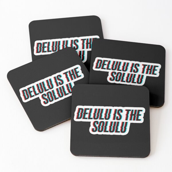 Item preview, Delulu Is The Solulu Funny Quote designed and sold by PreeCha Art & Co..