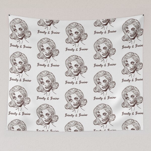 Item preview, Beauty  Brains Halloween designed and sold by AinslieTe-pper.