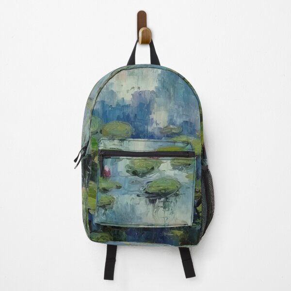 Item preview, Water Lilies by Claude Monet Fan Art Watercolor Painting Vintage Botanical Floral Flowers Nature Digital Illustration designed and sold by Matt_Smith.