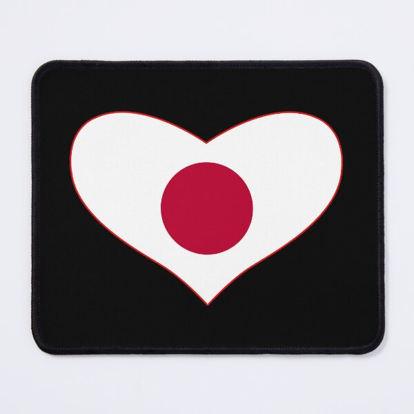 Item preview, Heart Flag of Japan designed and sold by wickedcartoons.