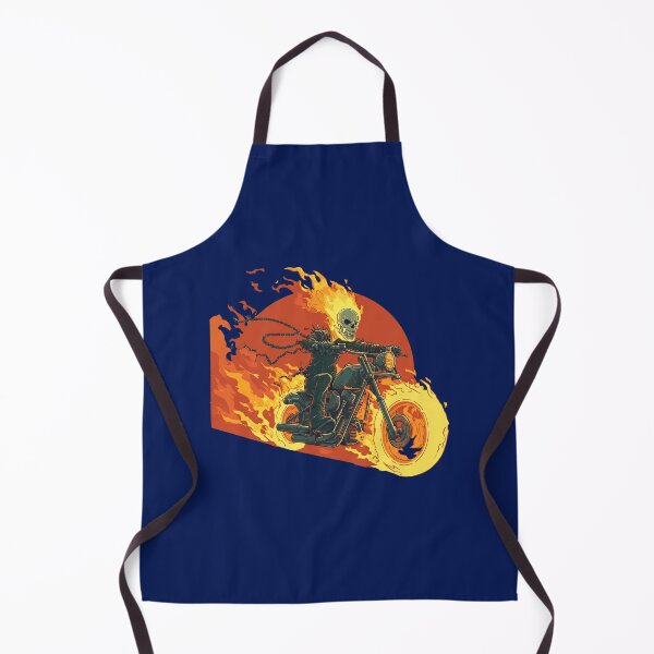 Item preview,  Flaming Motorcycle Skeleton Rider   designed and sold by smgear122.