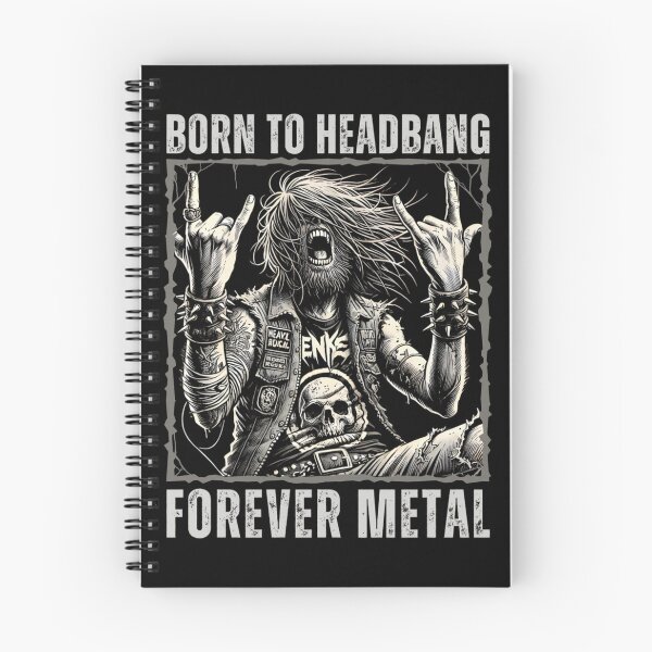 Item preview, born to headbang, forever metal designed and sold by TheadoreJohnson.
