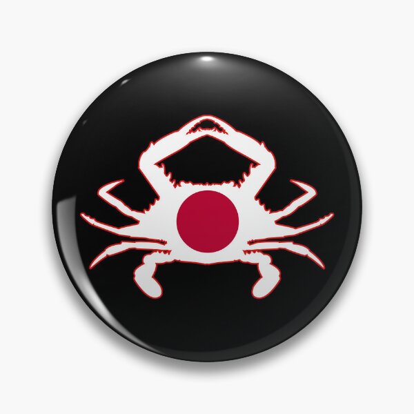 Item preview, Crab Flag of Japan designed and sold by wickedcartoons.