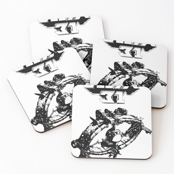 Item preview, 80S Ulysses Spaceship In Monochrome designed and sold by Zahranstore22.