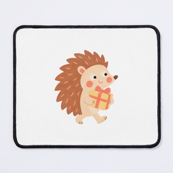 Item preview, Hedgehog with a Ribbon Parcel designed and sold by The-Art-of-D.