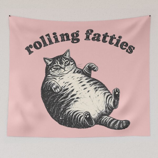 Item preview, Cat Meme Rolling Fatties designed and sold by nasr-say.