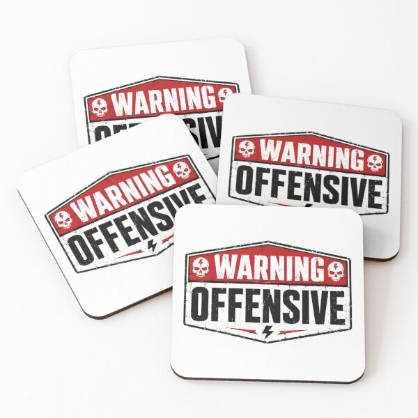 Item preview, Warning Offensive Sarcasm Humor Edgy Statement designed and sold by HumansStuck12.