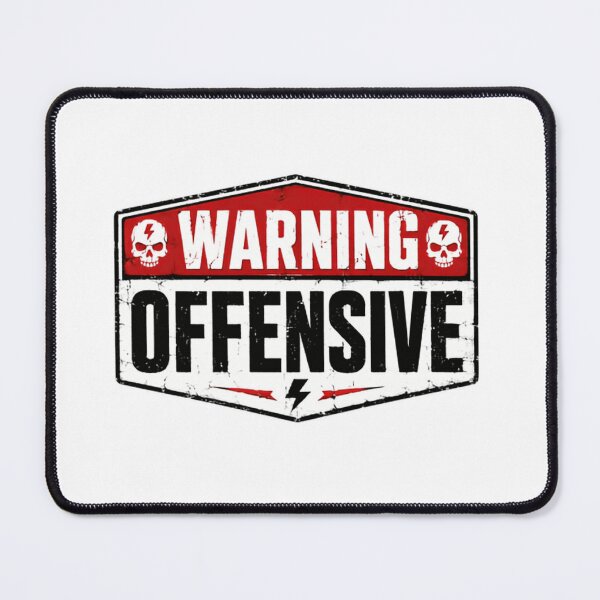 Item preview, Warning Offensive Sarcasm Humor Edgy Statement designed and sold by HumansStuck12.