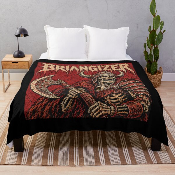 Item preview, briangizer retro red comic horror heavy metal motif designed and sold by TheadoreJohnson.