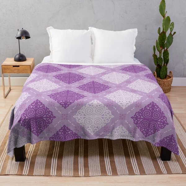 Item preview, Elegant purple Thai traditional pattern seamless vector design designed and sold by PowerAntShop.