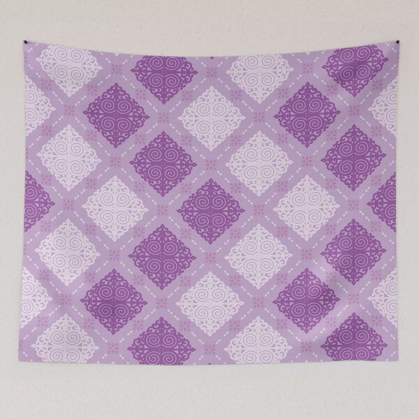 Item preview, Elegant purple Thai traditional pattern seamless vector design designed and sold by PowerAntShop.