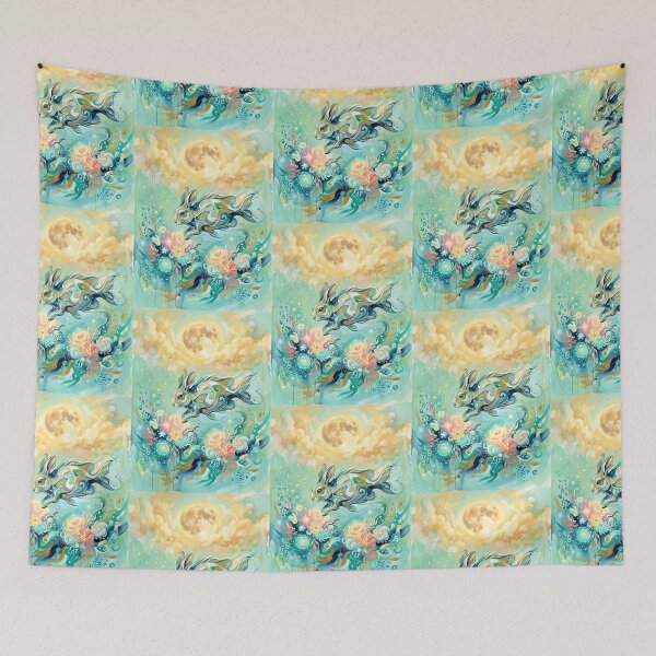 Item preview, Moon Rabbitfish Underwater Florist designed and sold by PictoVibe.