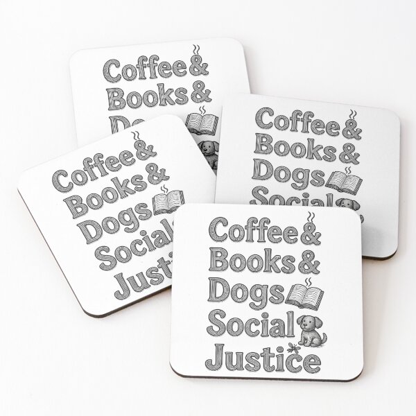 Item preview, Books And Coffee And Dogs And Social Justice designed and sold by aca-riolaus.