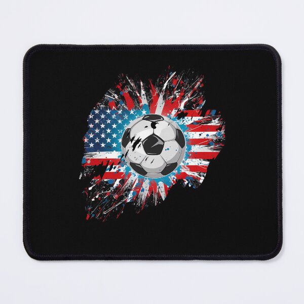 Item preview, Soccer Ball Brush Stroke American Flag designed and sold by RomainCam.