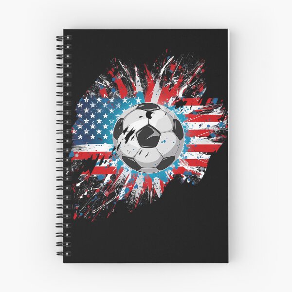 Item preview, Soccer Ball Brush Stroke American Flag designed and sold by RomainCam.
