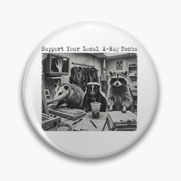 Item preview, Support Your Local X-Ray Techs Raccoon Radiology Team designed and sold by torildorxop.