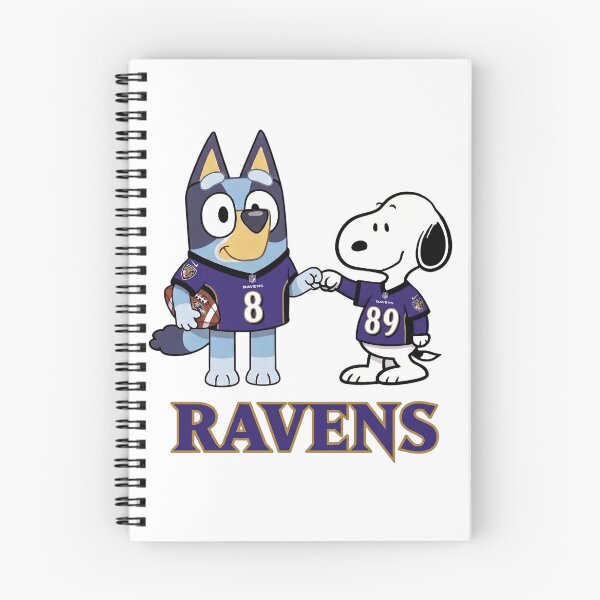 Item preview,  Bluey And Snoopy Baltimore Football Buddies designed and sold by DamianRoy88.