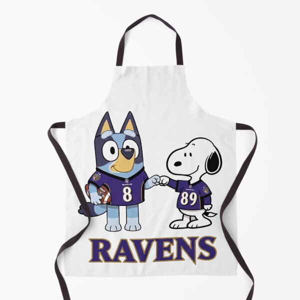 Item preview, Bluey And Snoopy Baltimore Football Buddies designed and sold by DamianRoy88.