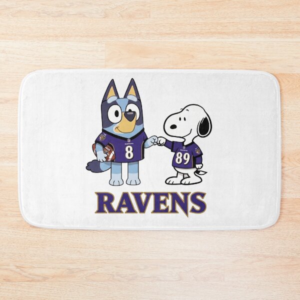 Item preview,  Bluey And Snoopy Baltimore Football Buddies designed and sold by DamianRoy88.