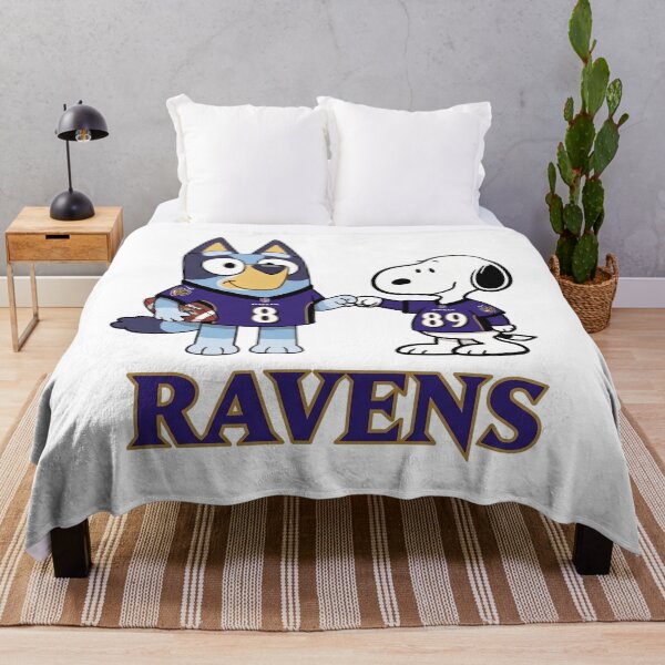Item preview,  Bluey And Snoopy Baltimore Football Buddies designed and sold by DamianRoy88.