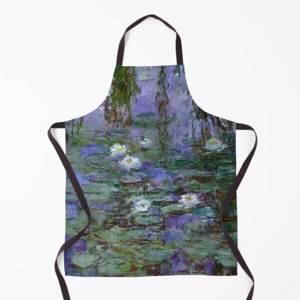 Item preview, Water Lilies by Claude Monet Fan Art Watercolor Painting Vintage Botanical Floral Flowers Nature Digital Illustration designed and sold by Matt_Smith.