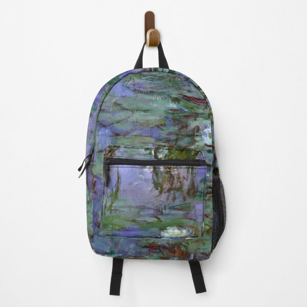 Item preview, Water Lilies by Claude Monet Fan Art Watercolor Painting Vintage Botanical Floral Flowers Nature Digital Illustration designed and sold by Matt_Smith.