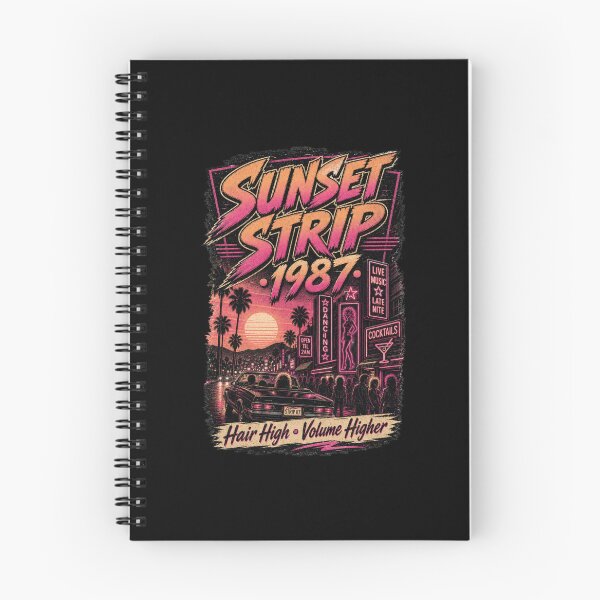 Item preview, Sunset Strip 1987 – Hair High, Volume Higher Retro Design designed and sold by HROC.