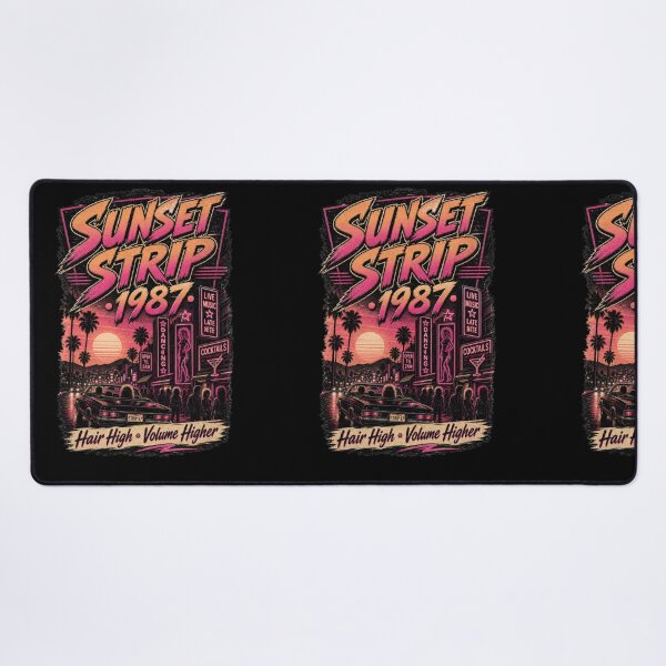 Item preview, Sunset Strip 1987 – Hair High, Volume Higher Retro Design designed and sold by HROC.