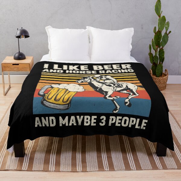 Item preview, I Like Beer And Horse Racing And Maybe 3 People designed and sold by TIBAAGUIRRE.