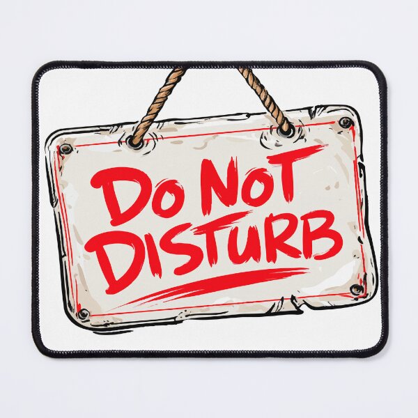 Item preview, Do Not Disturb Door Hang Design designed and sold by RichardRags.