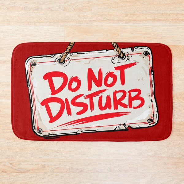 Item preview, Do Not Disturb Door Hang Design designed and sold by RichardRags.