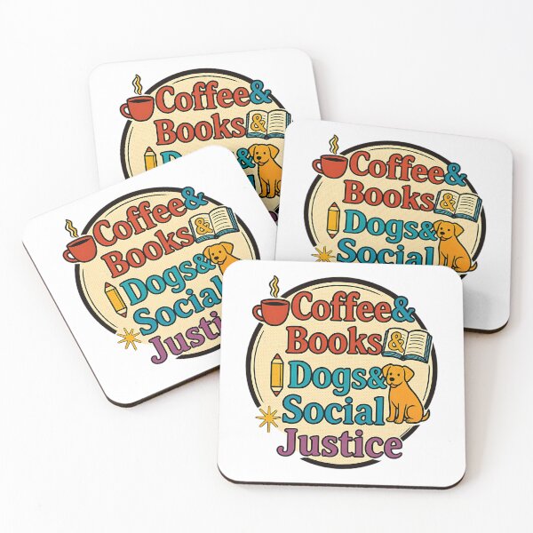 Item preview, Books And Coffee And Dogs And Social Justice designed and sold by aca-riolaus.