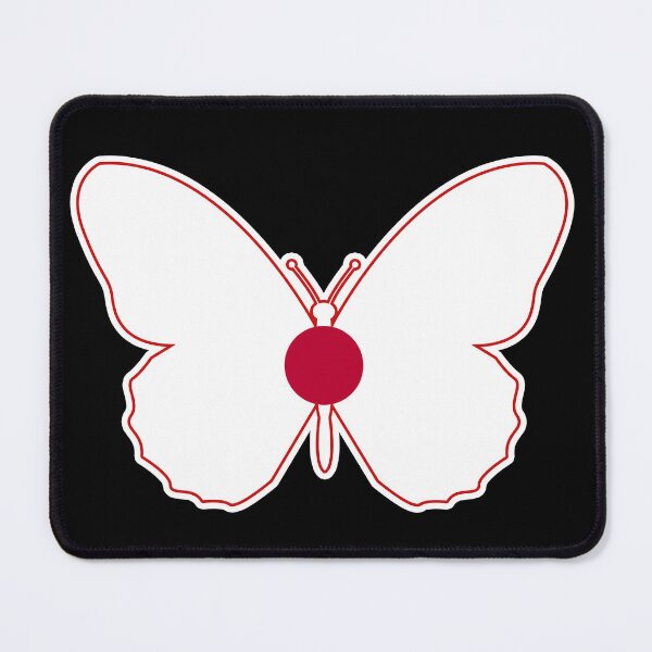 Item preview, Butterfly Flag of Japan designed and sold by wickedcartoons.