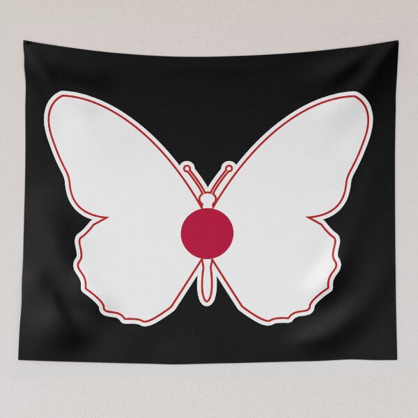 Item preview, Butterfly Flag of Japan designed and sold by wickedcartoons.