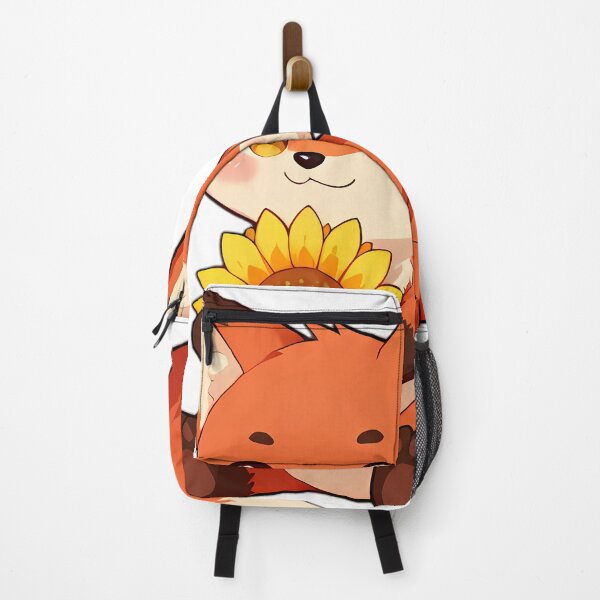 Item preview, Cute Red Fox Hugging Golden Sunflower designed and sold by pumsquare.