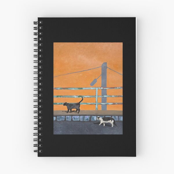 Item preview, Charming Cat Scene On A Bridge Sunset Silhouette Graphic designed and sold by Aynniamyreg.