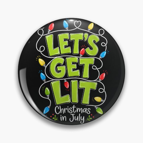 Item preview, Funny Let's Get Lit Christmas in July Shirt Summer Lights designed and sold by matnguc1.