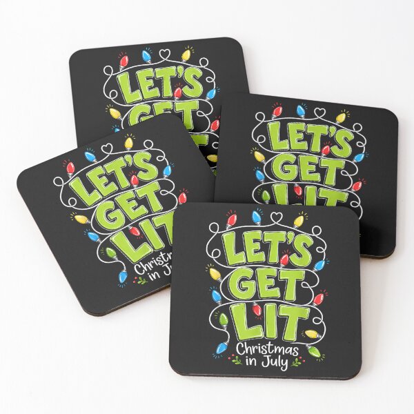 Artikelvorschau, Lustiges „Let's Get Lit“-Weihnachts-im-Juli-Shirt mit Sommerbeleuchtung entworfen und verkauft von matnguc1.
