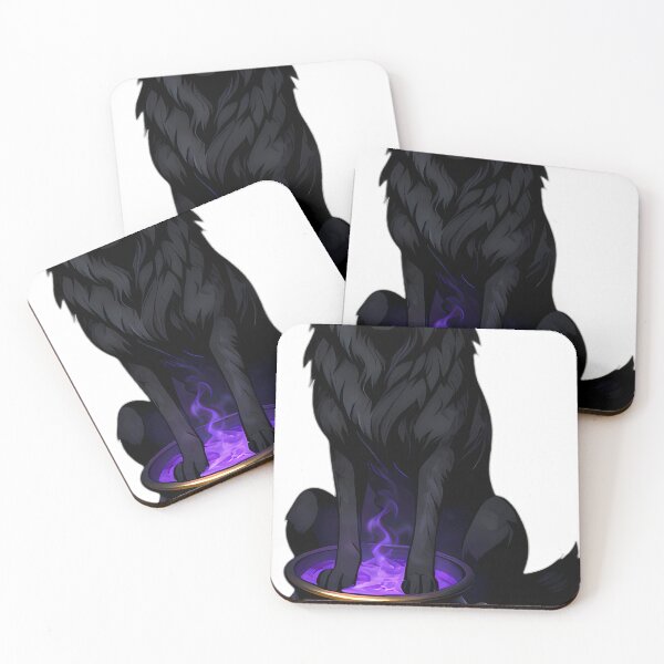 Item preview, Gothic Shadow Wolf Moonstone Cauldron designed and sold by IllumeInk.