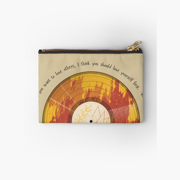Item preview, BTS RM Love Yourself Quote Vinyl Record Sticker - Kpop Aesthetic Decal designed and sold by velvetwings.